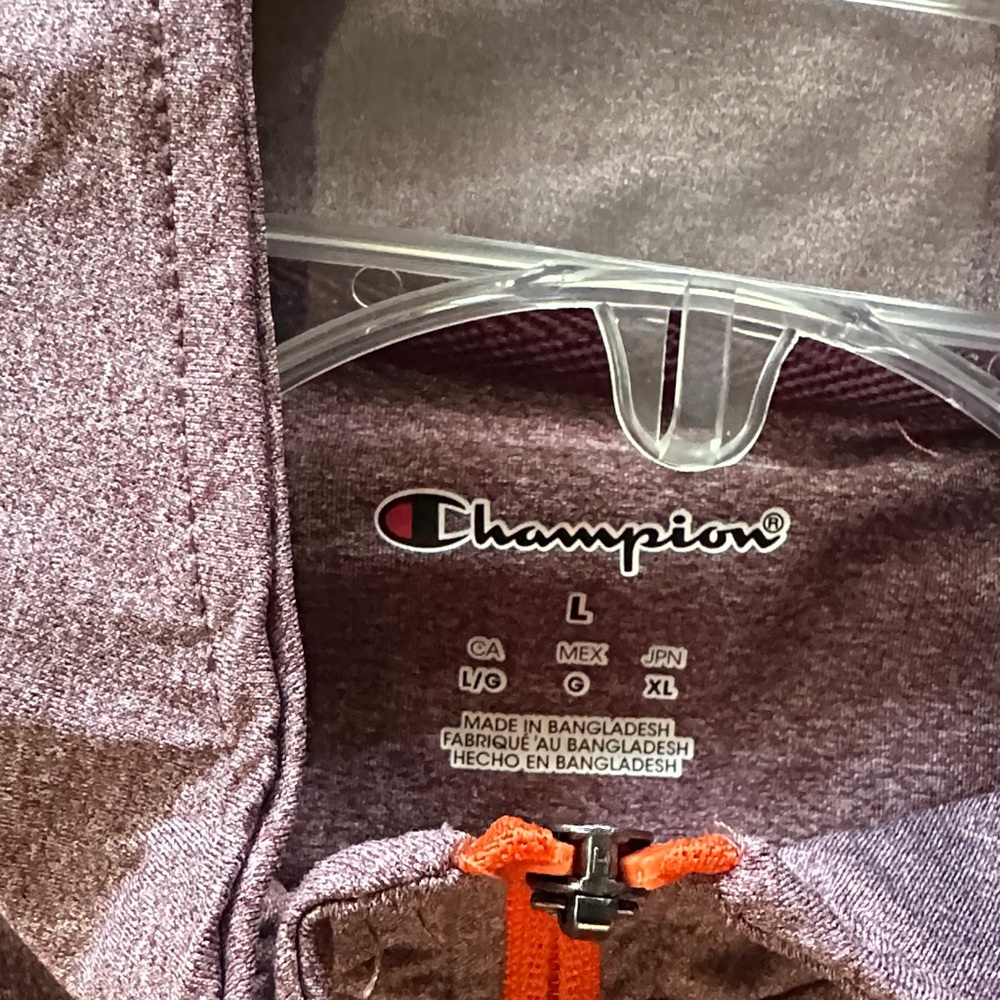 Champion Maroon Quarter-Zip Pullover - Picture 2 of 3